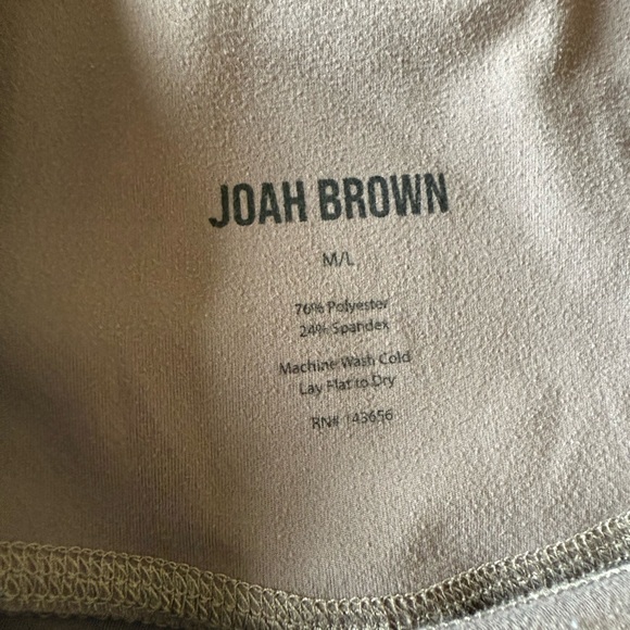 Joah Brown Mauve Bike Shorts Sz M/L - Picture 3 of 5